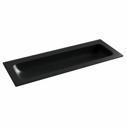 Раковина накладная Grace прямоугольная, без отверстия под смеситель 1210x457x137 мм, цвет черный матовый, арт. CN7016MBwx