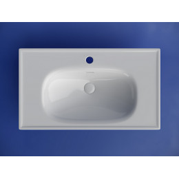 Раковина накладная CERAMICANOVA Sabo с отверстием под смеситель 800x460x130 белый