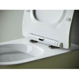 Напольный приставной унитаз Metropol Rimless