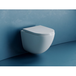 Подвесной унитаз Vogue безободковый, смыв торнадо