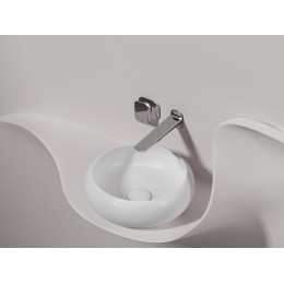 Умывальник чаша накладная круглая (цвет Белый Матовый) Element 360x360x120мм