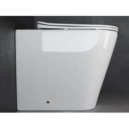 Напольный приставной унитаз Highlight Rimless