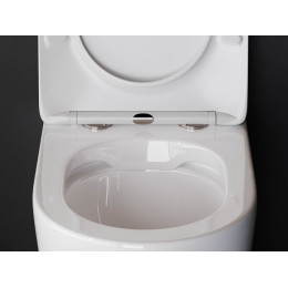 Напольный приставной унитаз Highlight Rimless