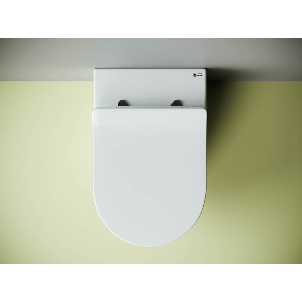 Напольный приставной унитаз Metropol Rimless