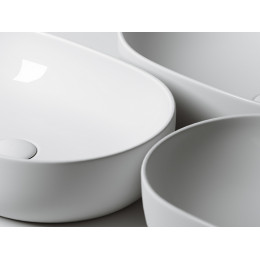 Умывальник чаша накладная овальная Element 600x415x135мм