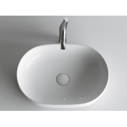 Умывальник чаша накладная овальная Element 600x415x135мм