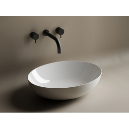 Умывальник чаша накладная овальная Element 520x395x130мм