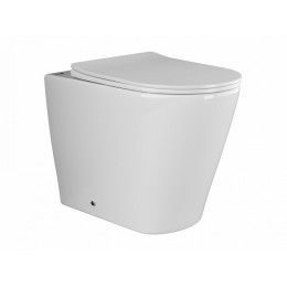 Напольный приставной унитаз Highlight Rimless