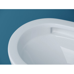 Подвесной унитаз Vogue безободковый, смыв торнадо