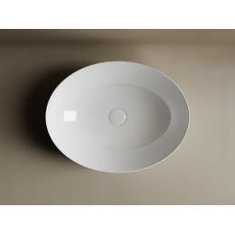 Умывальник чаша накладная овальная Element 520x395x130мм