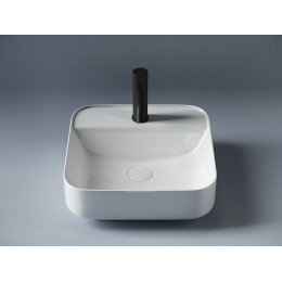 Умывальник чаша накладная квадратная Element 390x390x140мм