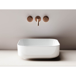 Умывальник чаша накладная квадратная Element 385x385x135мм