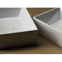 Умывальник чаша накладная прямоугольная Element 590x390x160мм