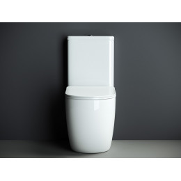 Напольный пристенный унитаз Mia Rimless