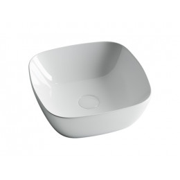 Умывальник чаша накладная квадратная Element 400x400x140мм