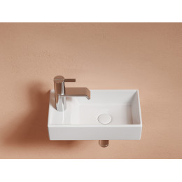 Умывальник подвесной прямоугольный (чаша справа, отверстие под смеситель слева) Element 407x217x100