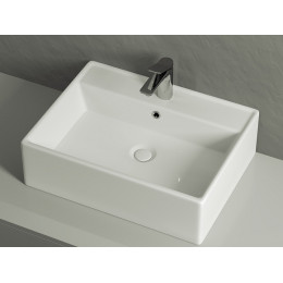Умывальник чаша накладная прямоугольная Element 590x450x160мм