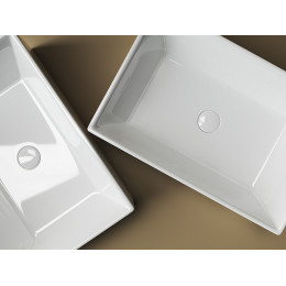 Умывальник чаша накладная прямоугольная Element 590x390x160мм