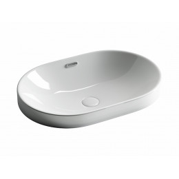Умывальник овальный встраиваемый сверху в столешницу Element 600x400x195мм