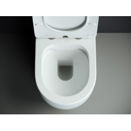 Напольный пристенный унитаз Mia Rimless