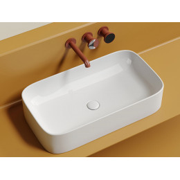 Умывальник чаша накладная прямоугольная Element 705x380x150мм