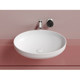 Умывальник чаша накладная овальная (цвет Белый Матовый) Element 502x363x145мм