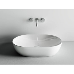 Умывальник чаша накладная овальная Element 600x415x135мм