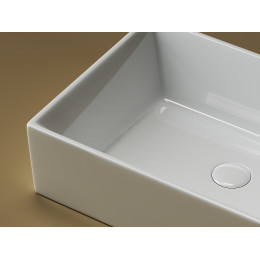 Умывальник чаша накладная прямоугольная Element 590x390x160мм