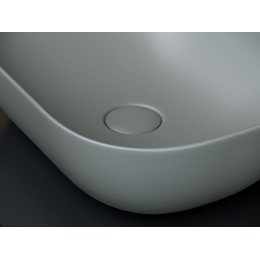 Умывальник чаша накладная прямоугольная (цвет Антрацит Матовый) Element 455x325x135мм
