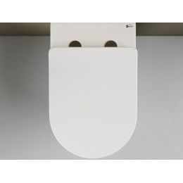 Напольный приставной унитаз Mia Rimless