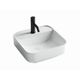 Умывальник чаша накладная квадратная Element 390x390x140мм