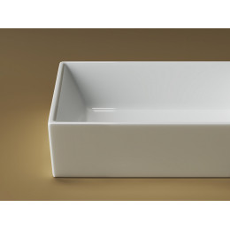 Умывальник чаша накладная прямоугольная Element 590x390x160мм