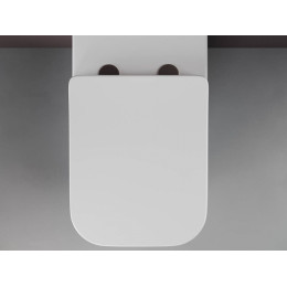 Напольный приставной унитаз Cubic Rimless