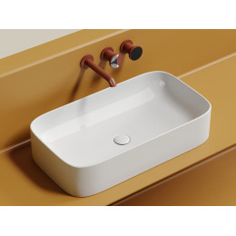 Умывальник чаша накладная прямоугольная Element 705x380x150мм