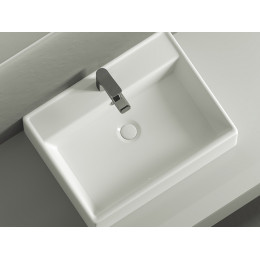 Умывальник чаша накладная прямоугольная Element 590x450x160мм