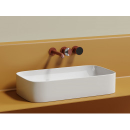 Умывальник чаша накладная прямоугольная Element 705x380x150мм