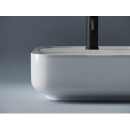 Умывальник чаша накладная квадратная Element 390x390x140мм