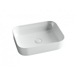 Умывальник чаша накладная прямоугольная Element 500x390x130мм