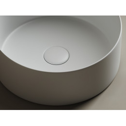 Умывальник чаша накладная круглая (цвет Белый Матовый) Element 358x358x137мм
