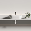 Раковина CERAMICANOVA Twist накладная овальной формы 500x300x140 белый матовый CN12001MW