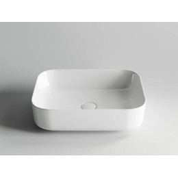 Умывальник чаша накладная прямоугольная Element 500x390x130мм