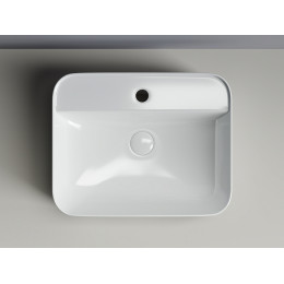 Умывальник чаша накладная прямоугольная Element 500x400x140мм