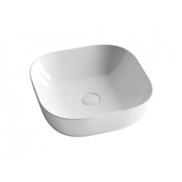 Умывальник чаша накладная квадратная Element 425x425x145мм