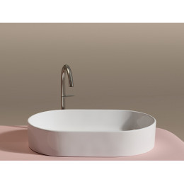 Умывальник чаша накладная овальная Element 608x385x122мм