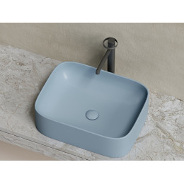 Умывальник чаша накладная прямоугольная (цвет Серо-x