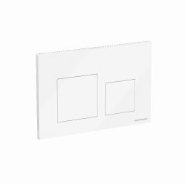 Кнопка смыва Balance, клавиши Square, белый глянцевый (CN12-002W)