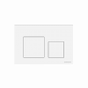 Кнопка смыва Balance, клавиши Square, белый глянцевый (CN12-002W)