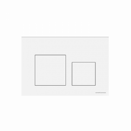 Кнопка смыва Balance, клавиши Square, белый глянцевый (CN12-002W)