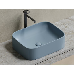 Умывальник чаша накладная прямоугольная (цвет Серо-x