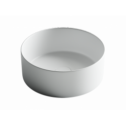 Умывальник чаша накладная круглая (цвет Белый Матовый) Element 358x358x137мм